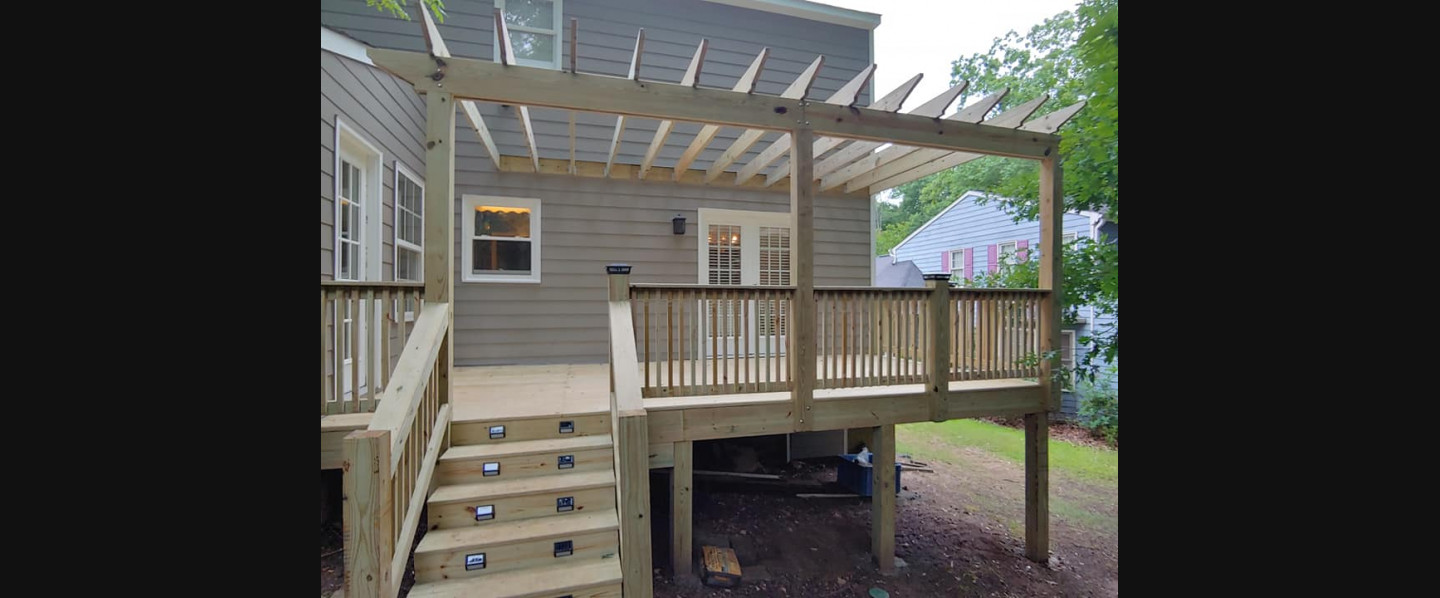Custom deck build — Impact Siding and Roofing, Paulding & Cobb Counties